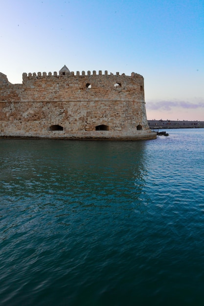 Heraklion harbour Crete Greece