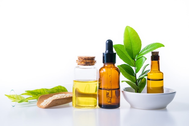 Herb oil from natural for aromatherapy, alternative medicine for health and wellness