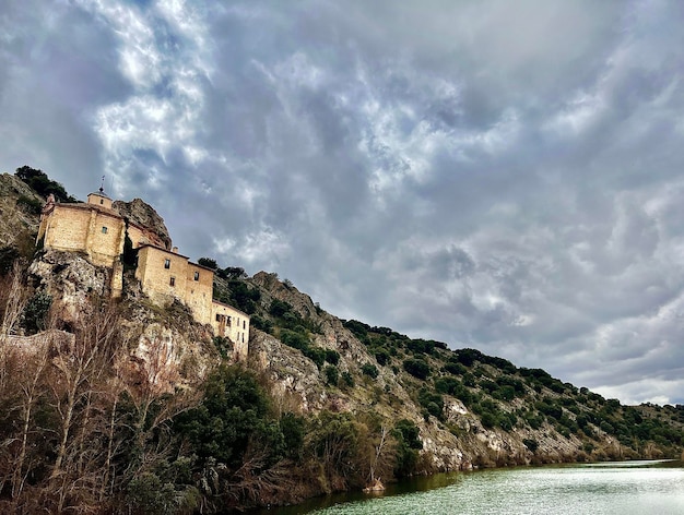 Hermitage of San Saturio in Soria province of Castilla y Leon Autonomous Community of Spain Europe