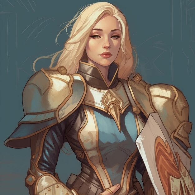 Heroes and Heroines Character Art Featuring Strong Female Protagonists and Magical Mages