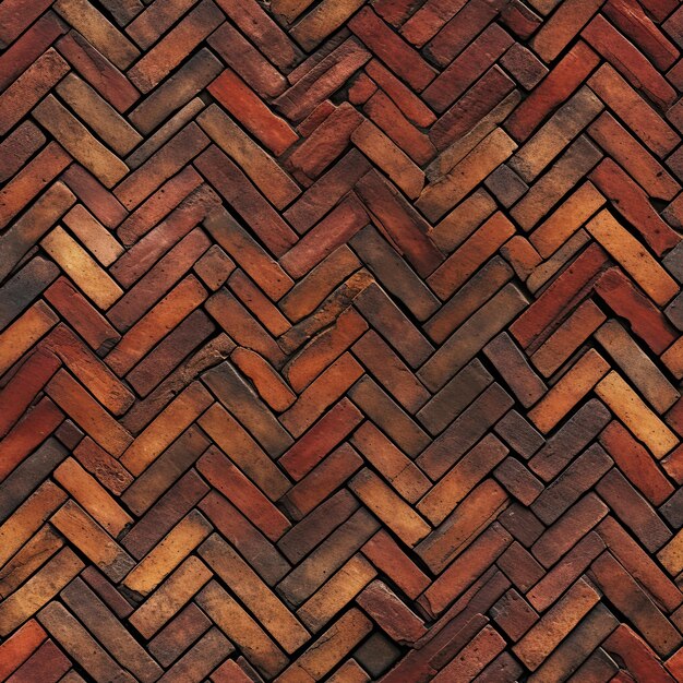 Photo herringbone brick seamless pattern