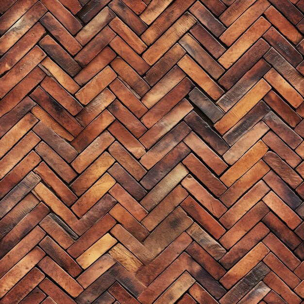 Photo herringbone brick seamless pattern