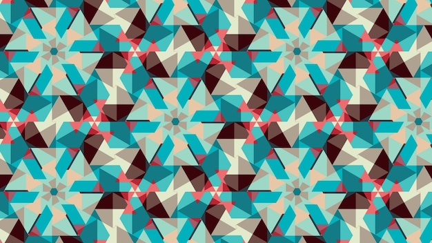 hex kaleidoscope pattern motif design