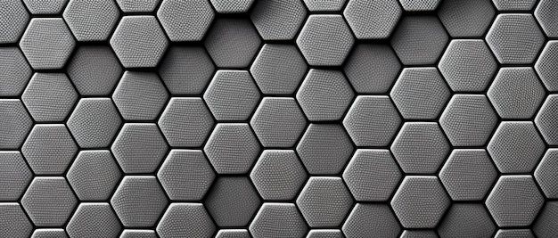 Hexagon concept design abstract technology background generative ai