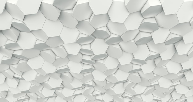 Hexagon geometric background