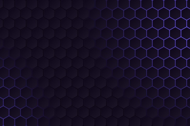 Hexagon Grid with Gradient Backlight Backgrounds