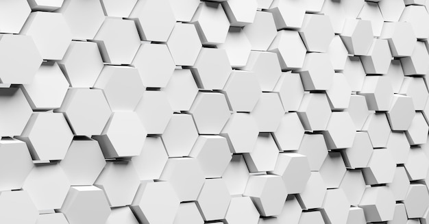 Hexagon pattern background Modern technology and network concept