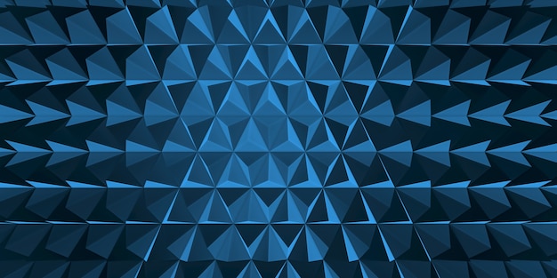 Hexagon pixel blocks technology abstract background modern scene concept 3D illustration