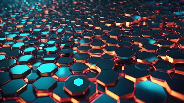 Hexagonal Abstract Background