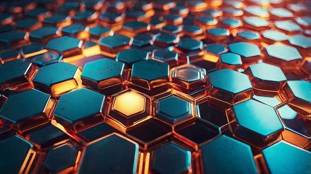 Hexagonal Abstract Background