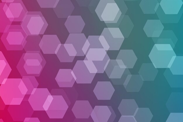 Photo hexagonal color background