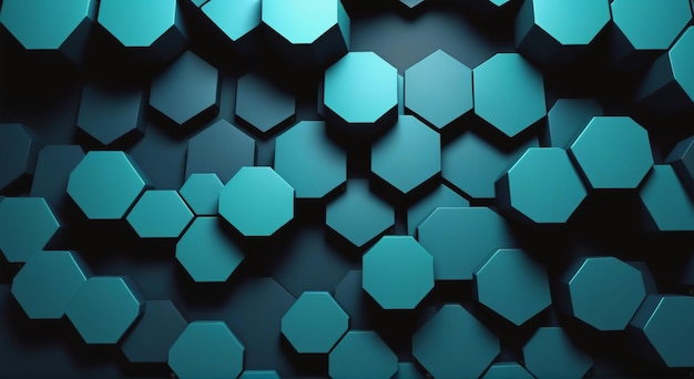 Photo hexagonal elegance dark background abstract hexagon wallpaper