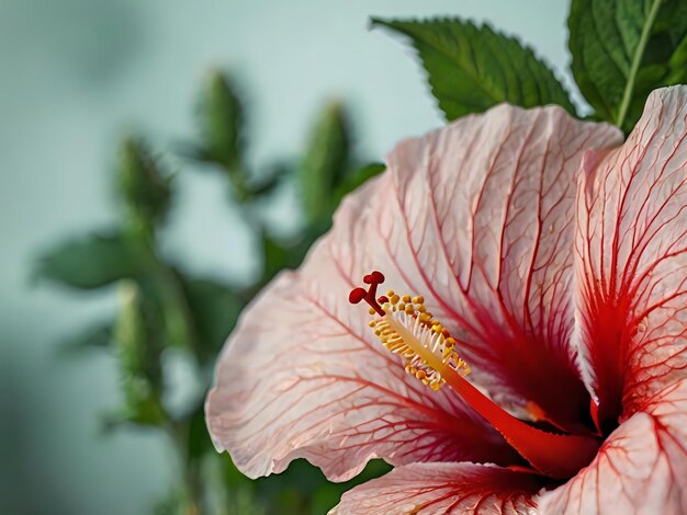 Photo a hibiscus with the name hibiscus on it