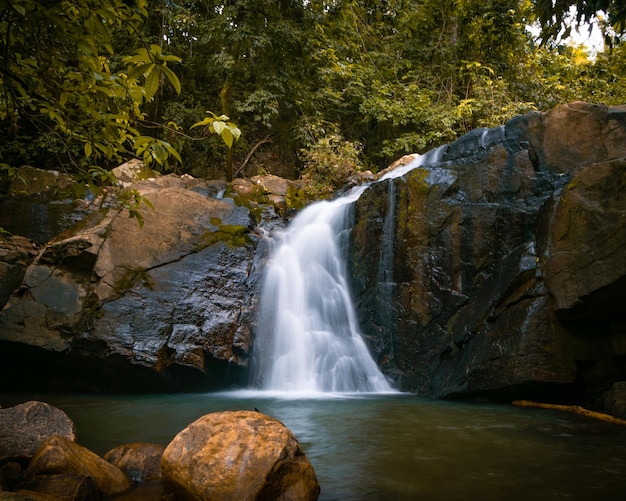 A hidden beautiful waterfall in Sri Lanka