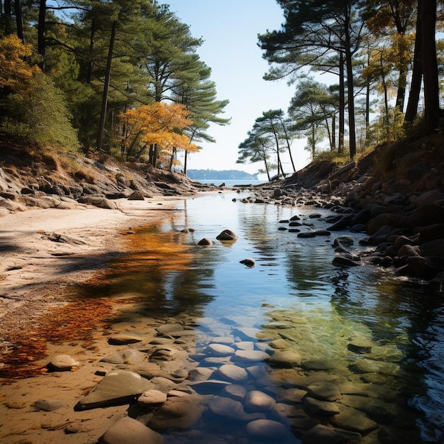 Hidden Cove Haven Beach Landscape Photo