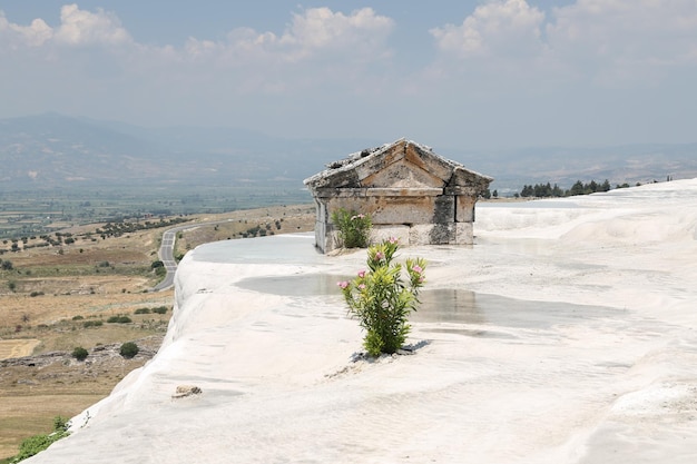 Hierapolis antique tomb in Pamukkale Turkey