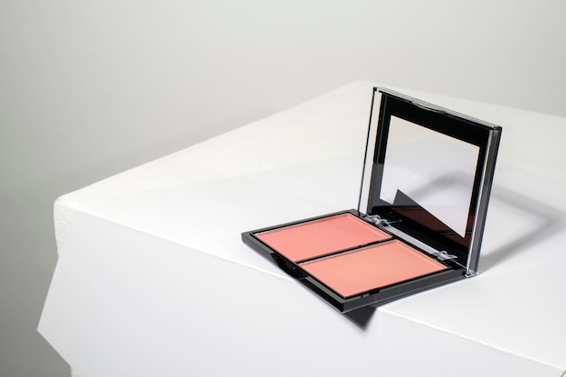 High angle blush palette