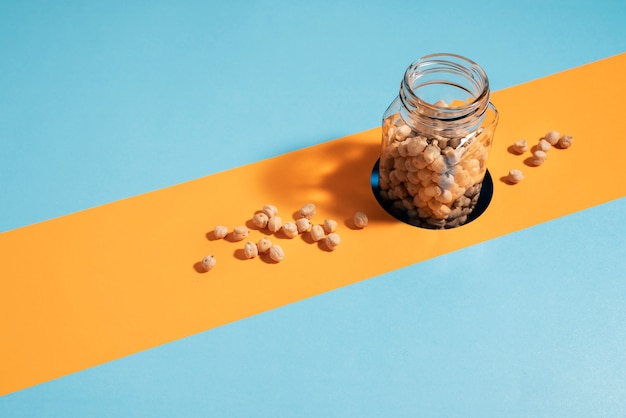 High angle jar with nuts