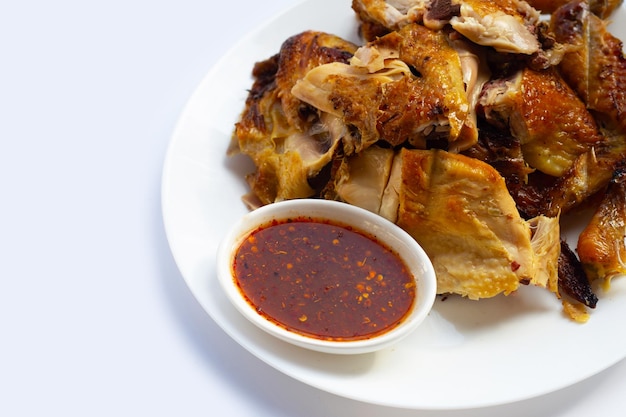 High angle view of breakfast in plate on table