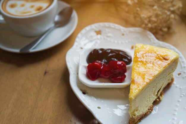 High angle view of breakfast on table