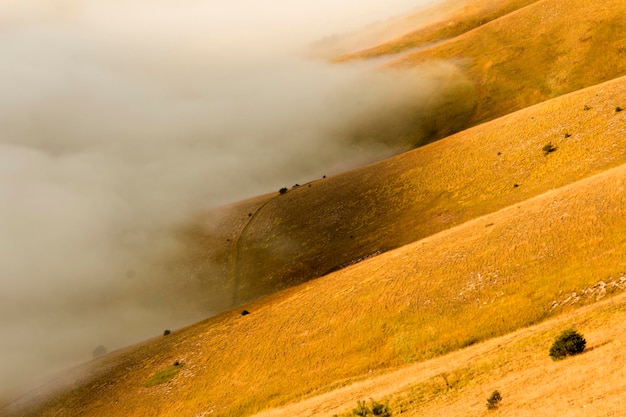 High angle view of mountain