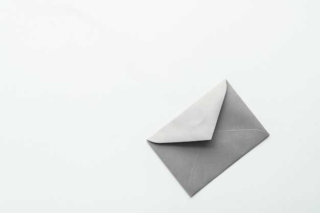 High angle view of paper on white background