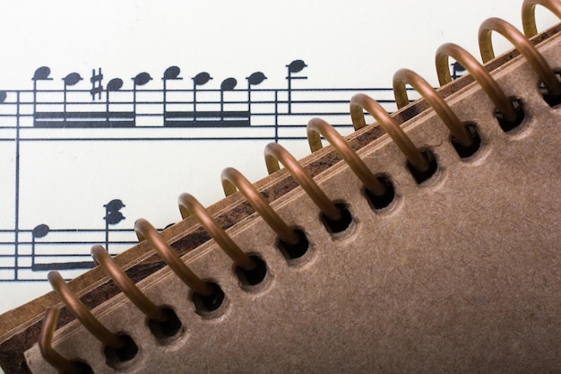 High angle view of piano hanging on railing against wall