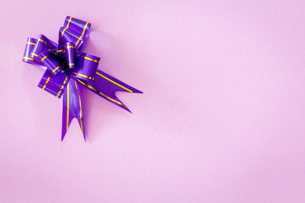 High angle view of ribbon on table