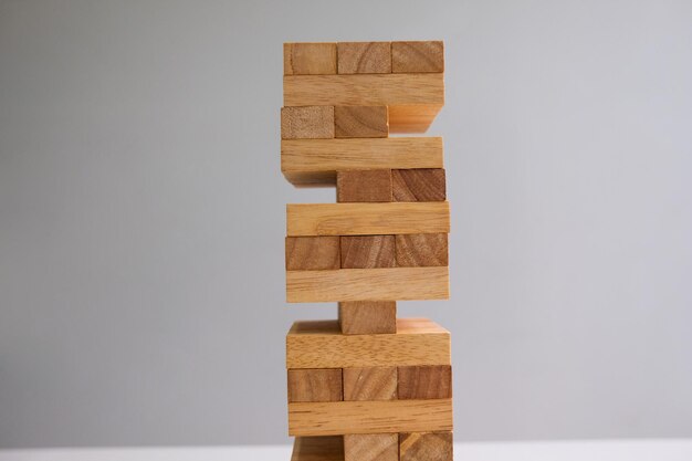 Photo high angle view of stone stack on table