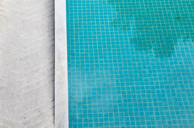 High angle view of swimming pool