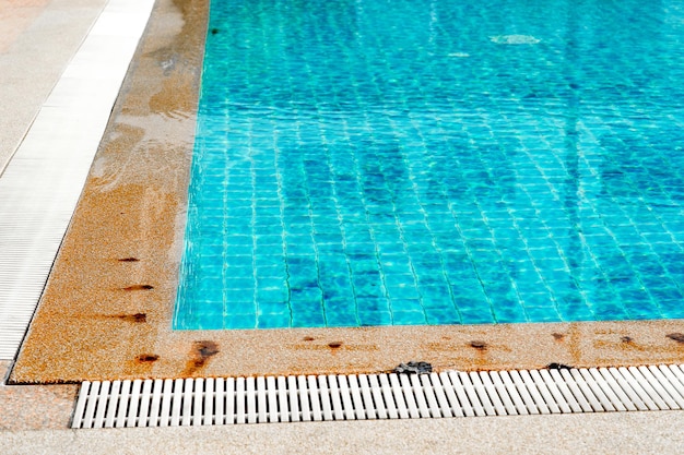 High angle view of swimming pool