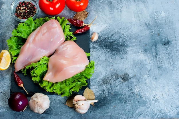 High angle view of vegetables on table