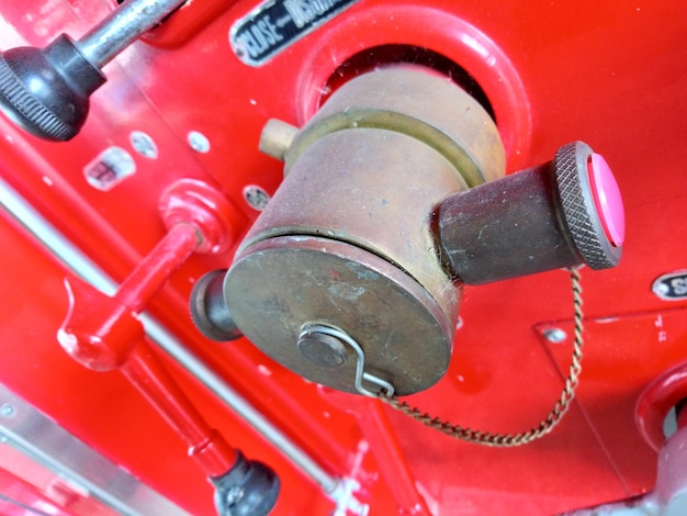 Photo high angle view of vintage car