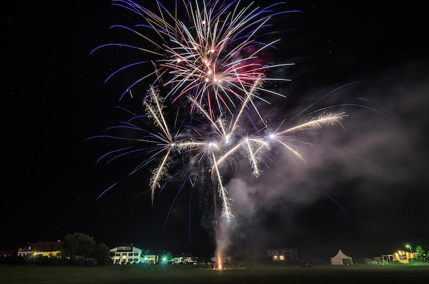 High beautiful fireworks