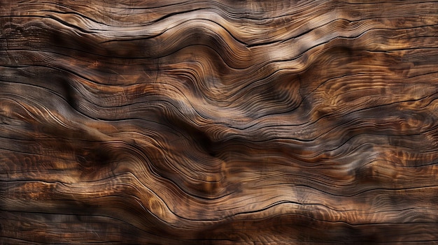 Photo high fidelity super realistic oak wood texture with organic wave patterns