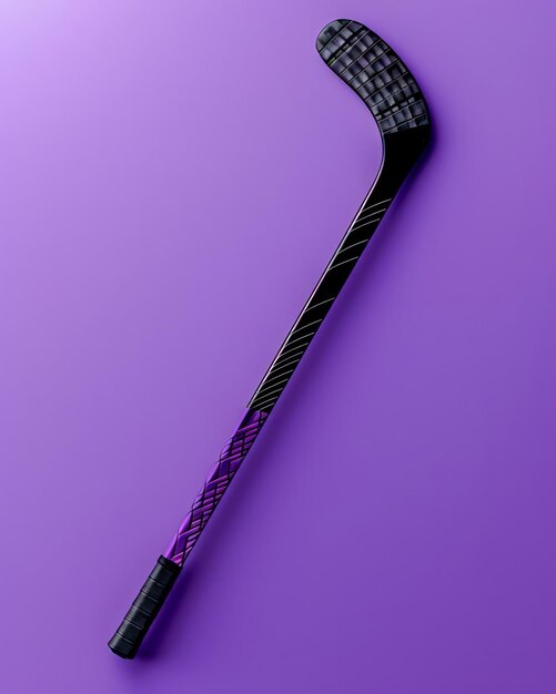 High Quality Carbon Fiber Hockey Stick with Purple and Black Design Professional Standard Ice