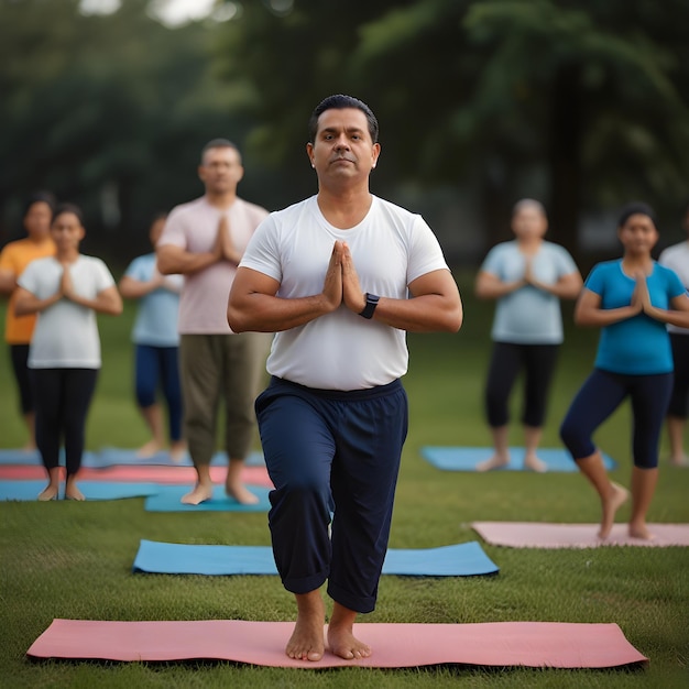 Photo high quality international yoga day photos