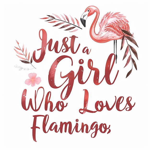 High quality vector illustration of a charming flamingo