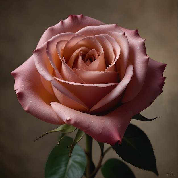 High Resolution abrupt rose Image