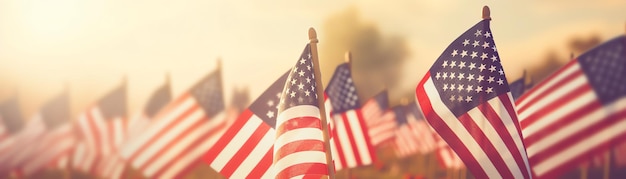 High resolution memorial day background with american flag and patriotic colors