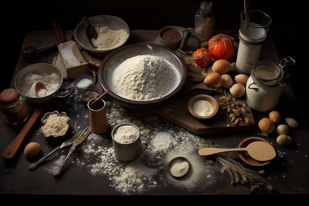 High Resolution Photo of Baking Tools