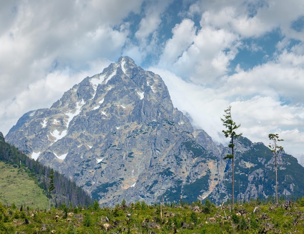 Photo high tatras slovakia spring view