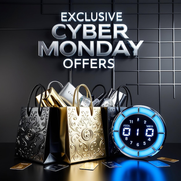 HighdynamicrangeHDR photography composition featuring Exclusive Cyber Monday Offers in bold