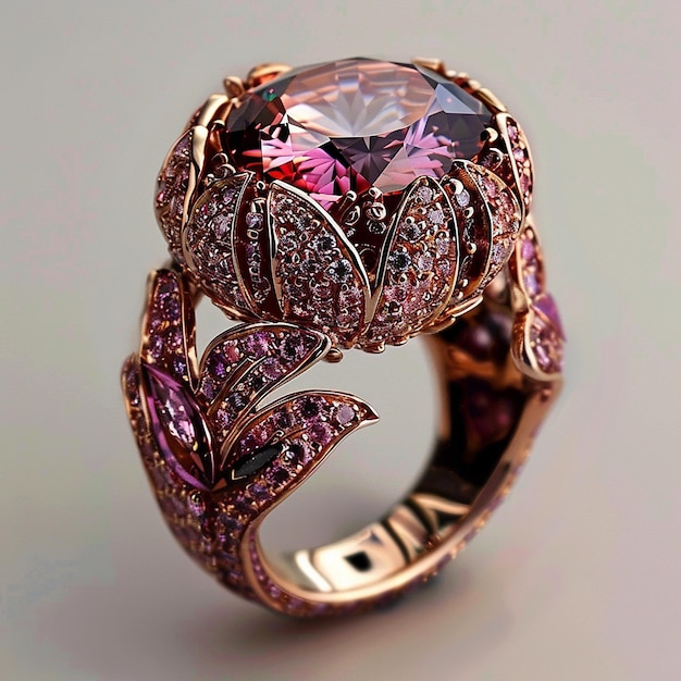 Photo highend jewelry ring