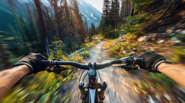 Photo highenergy mountain biking and outdoor adventures