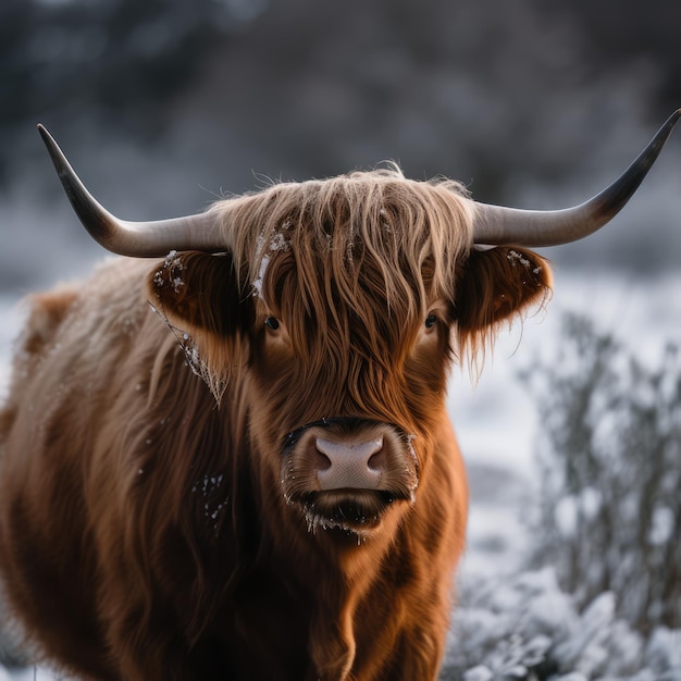 Highland cow generative ai