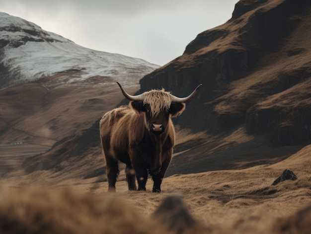 Highland cow generative ai