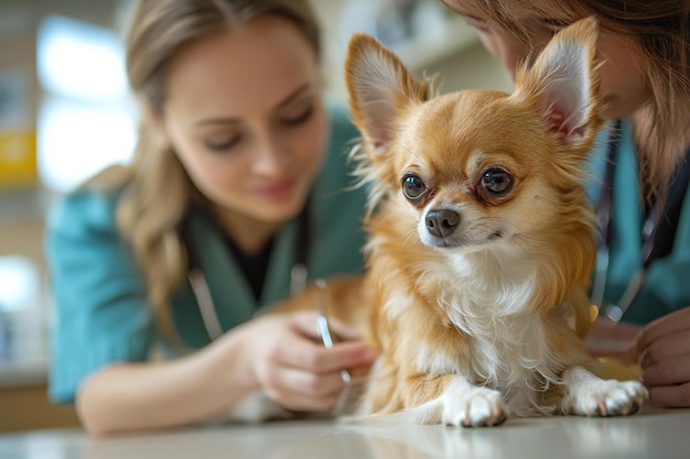 Photo highlighting veterinary care and the bond between pets and animal healthcare professionals