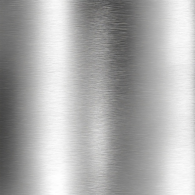 Photo highly detailed brushed stainless steel texture