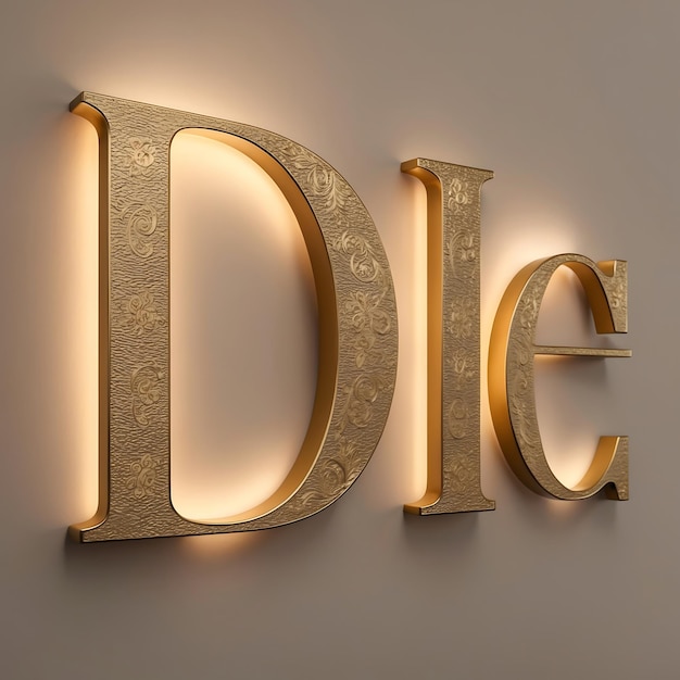 Photo highquality 3d letters images for eyepopping effects